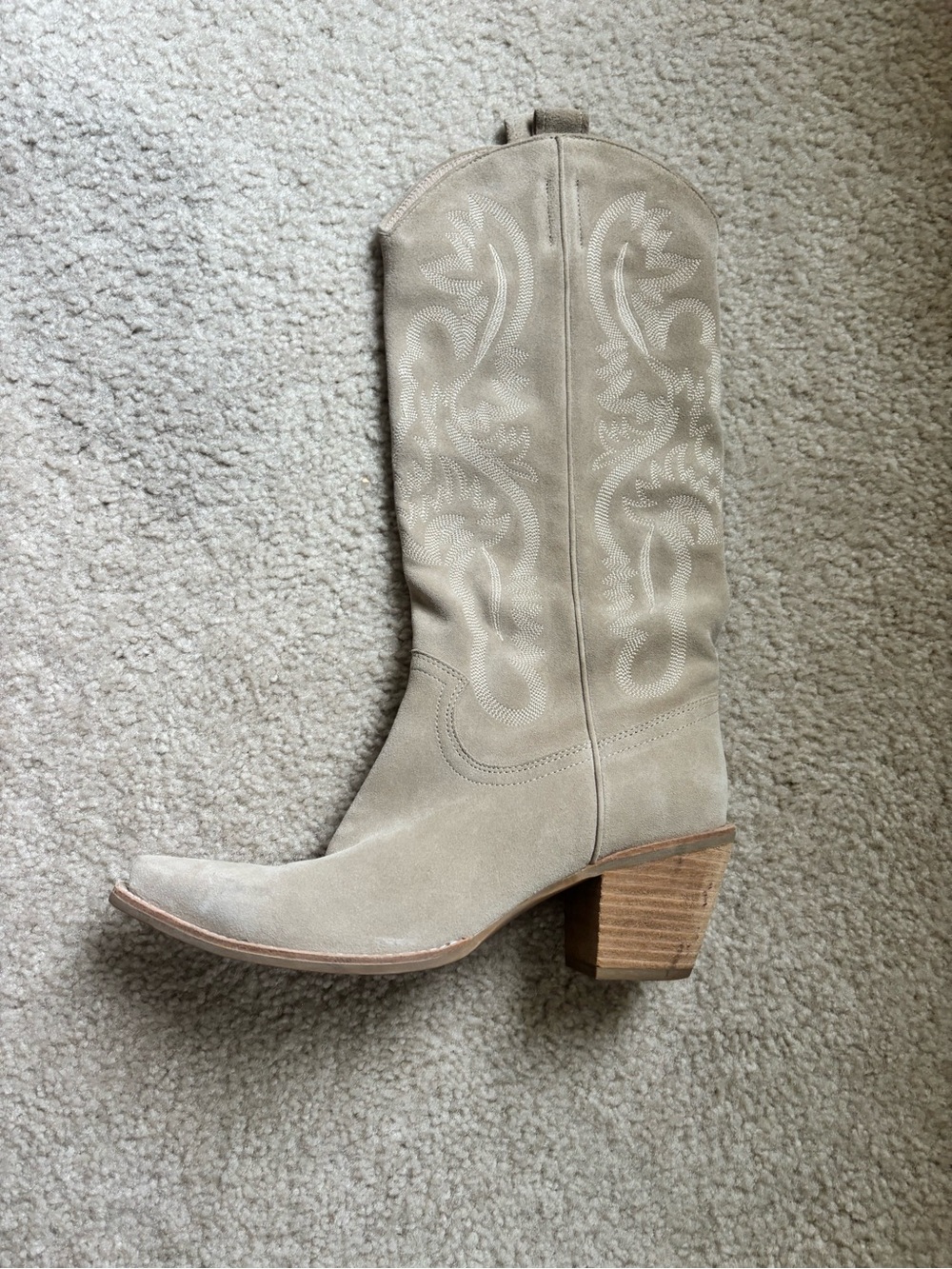 Jeffrey Campbell Rancher-K Suede Western Boots - Picture 3 of 6